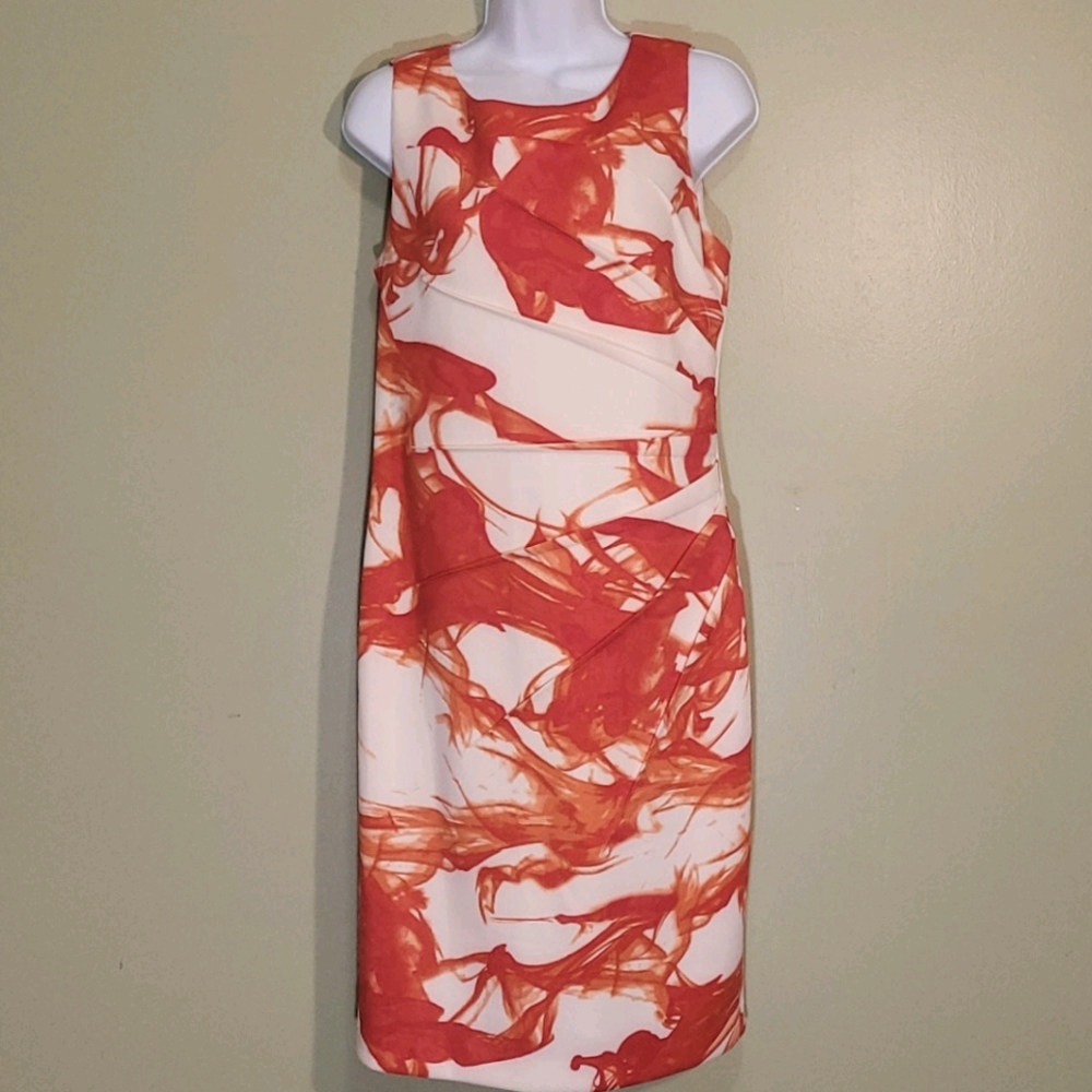 Calvin Klein Sunburst  Sheath Dress